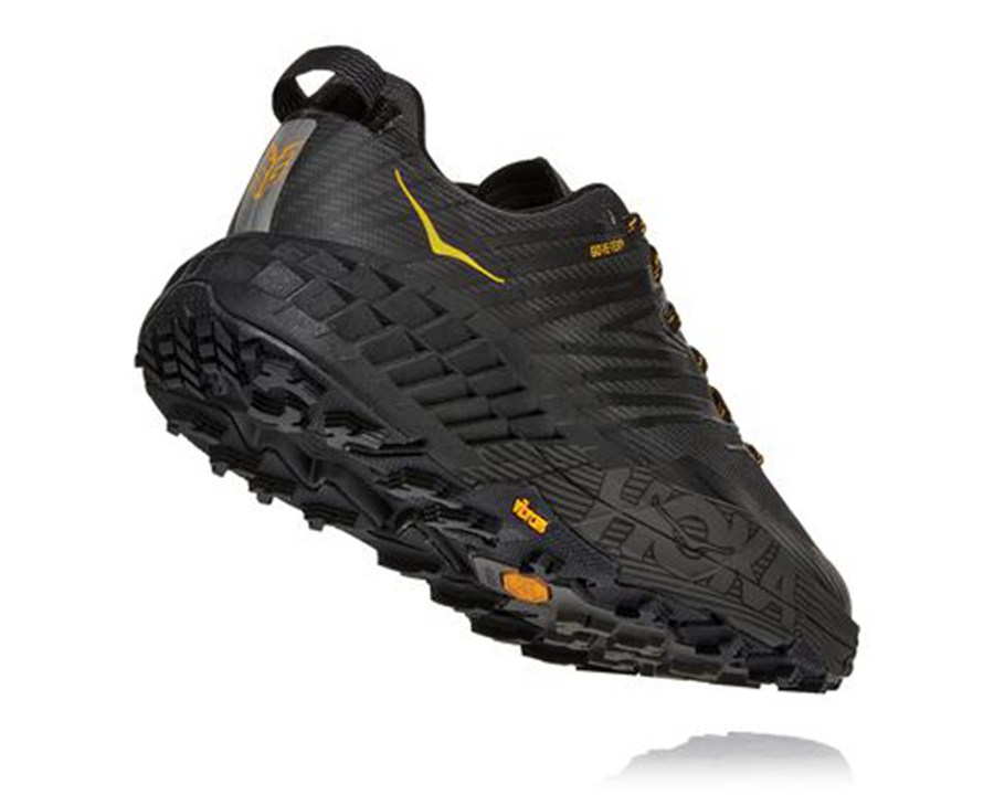 Hoka Australia One One Speedgoat 4 GORE-TEX - Mens Trail Shoes Black - ZOVQT-6351